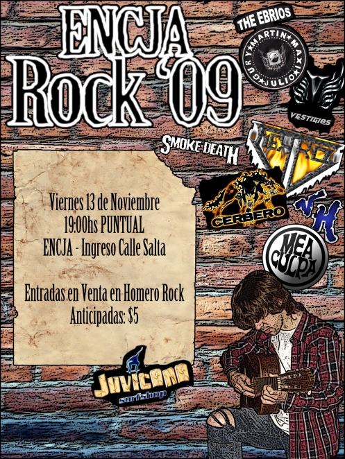 Afiche ENCJA Rock